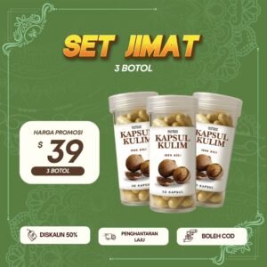 3 Botol Kapsul Kulim